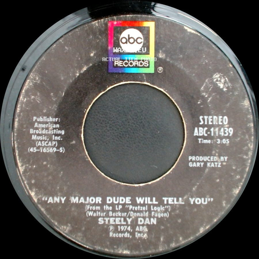 Steely Dan - Any Major Dude Will Tell You / Rikki Don't Lose That Number side A