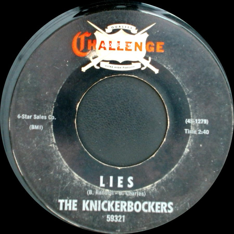 The Knickerbockers - The Coming Generation / Lies side B