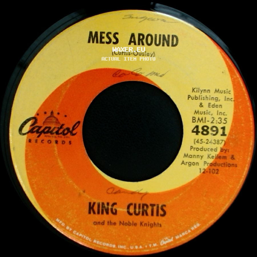 King Curtis And The Noble Knights - Strollin' Home / Mess Around side B