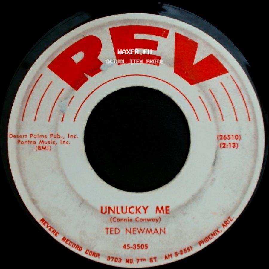 Ted Newman - Plaything / Unlucky Me side B