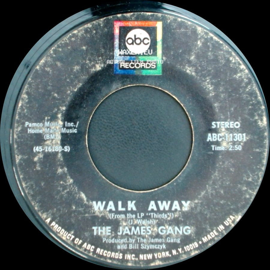 The James Gang - Yadig? / Walk Away side B