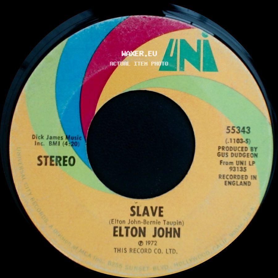 Elton John - Honky Cat / Slave side B