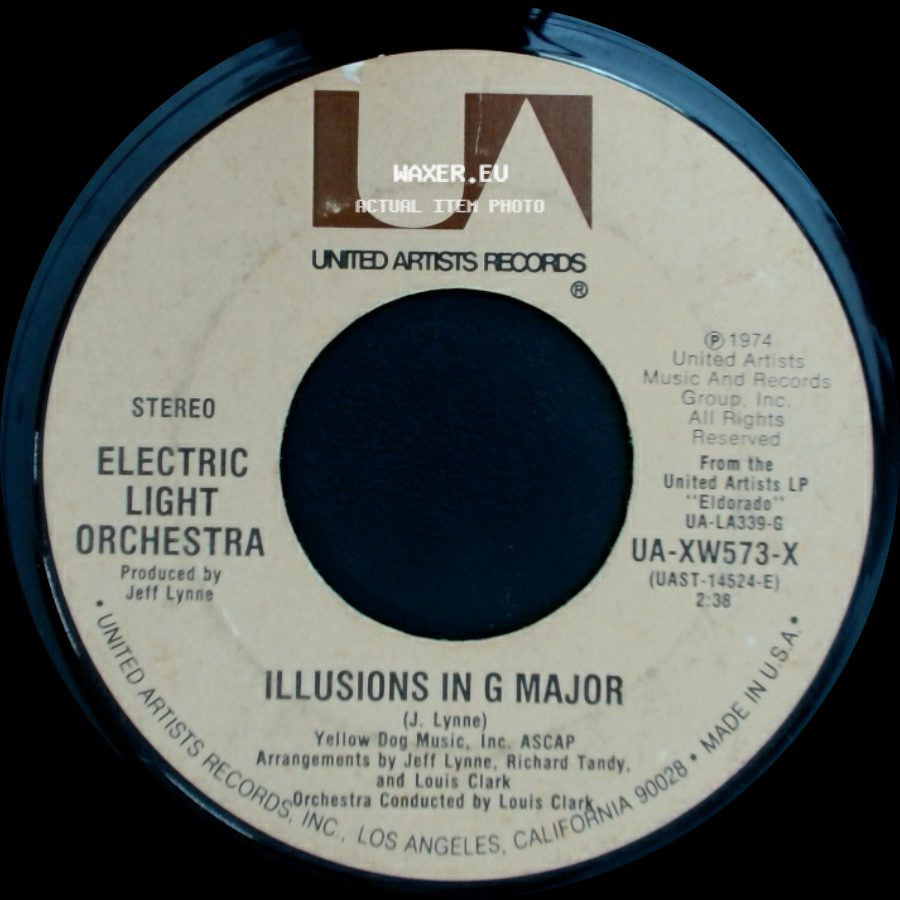 Electric Light Orchestra - Illusions In G Major / Can't Get It Out Of My Head side A