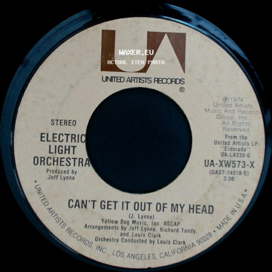 Electric Light Orchestra - Illusions In G Major / Can't Get It Out Of My Head side B