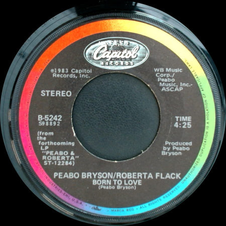 Peabo Bryson/Roberta Flack - Tonight, I Celebrate My Love / Born To Love side B