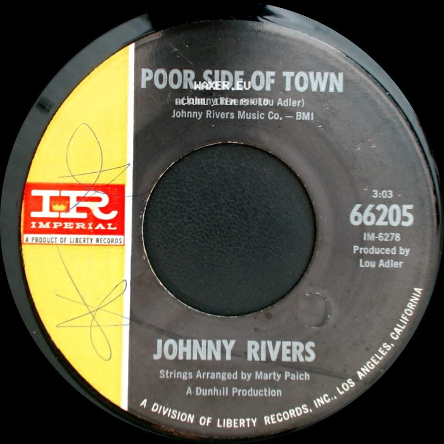 Johnny Rivers - Poor Side Of Town / A Man Can Cry side A