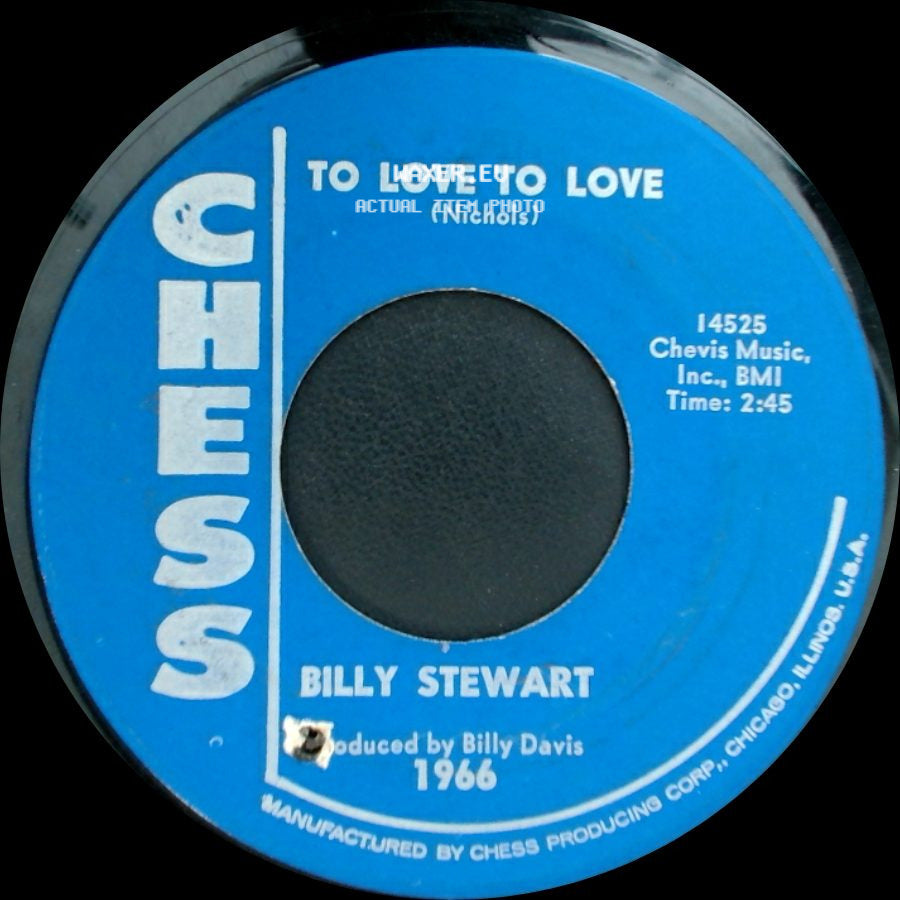 Billy Stewart - Summertime / To Love To Love side B