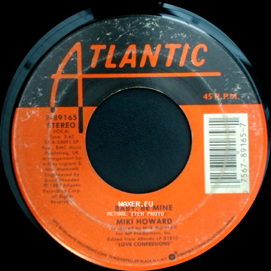 Miki Howard - Baby, Be Mine / My Friend side A