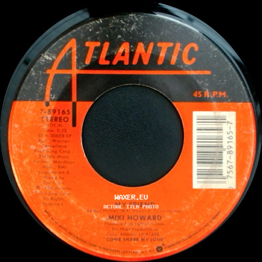 Miki Howard - Baby, Be Mine / My Friend side B