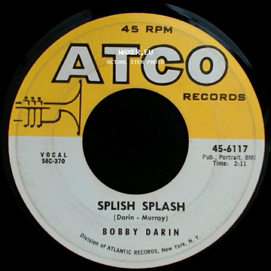 Bobby Darin - Splish Splash / Judy, Don't Be Moody side A