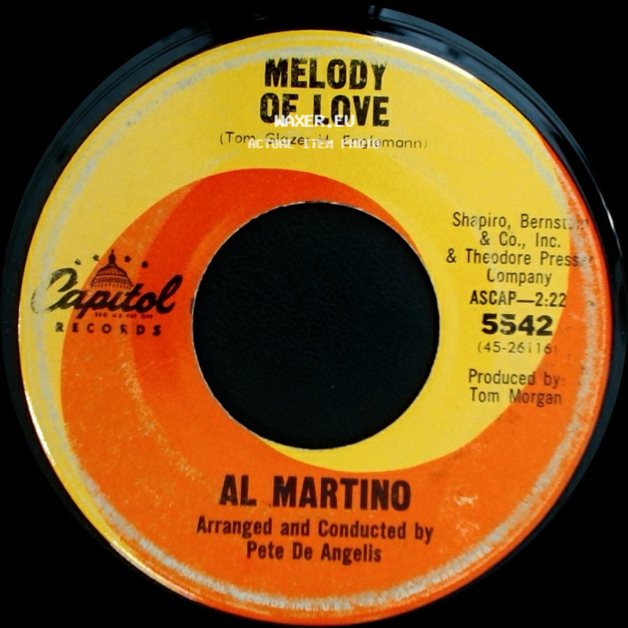 Al Martino - Melody Of Love / Spanish Eyes side A