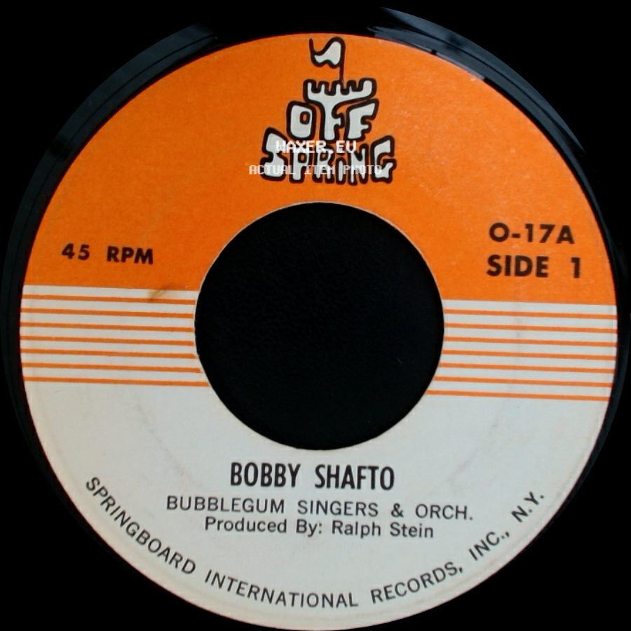 Bobby Shafto / Bubblegum Singers & Orch. - Unknown Title A / Hot Cross Buns side A