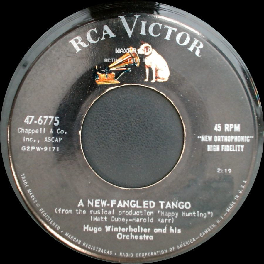 Hugo Winterhalter And His Orchestra - A New-Fangled Tango / Bundle Of Joy side A