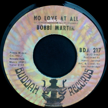 Bobbi Martin - A Place For Me / No Love At All side B