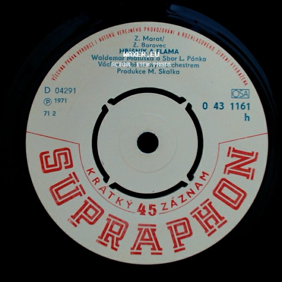 D. Modugno / I. Fischer / Hřišník A Fláma - Rano (La Lontananza) / Unknown Title B side B