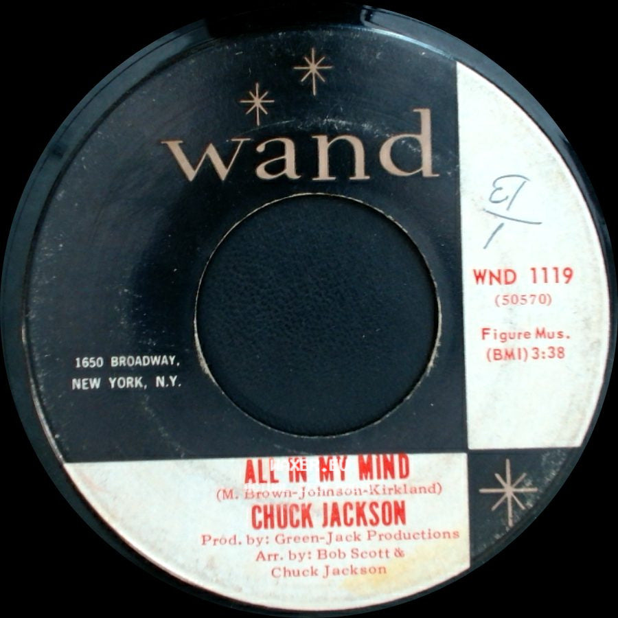 Chuck Jackson - And That's Saying A Lot / All In My Mind side B