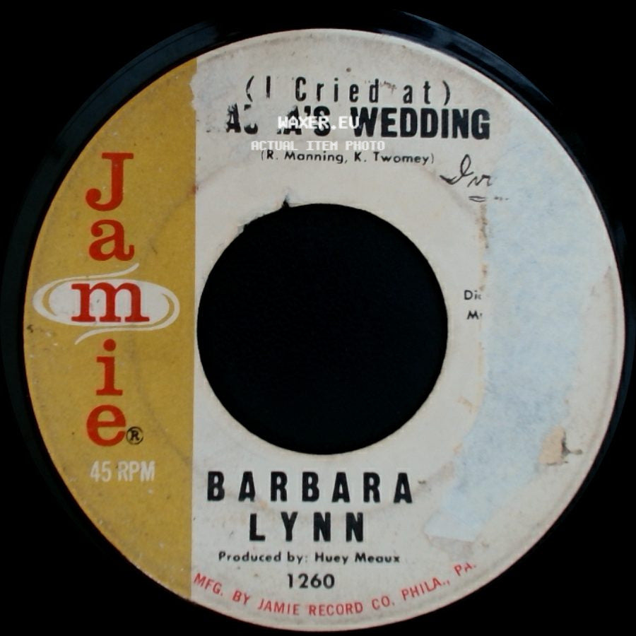 Barbara Lynn - You Better Stop / (I Cried At) Alma's Wedding side B