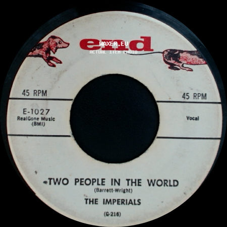 The Imperials - Tears On My Pillow / Two People In The World side B