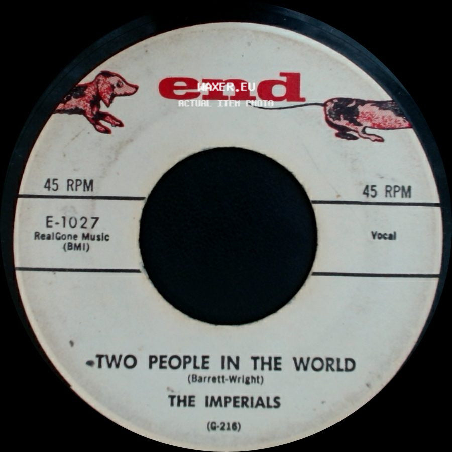 The Imperials - Tears On My Pillow / Two People In The World side B