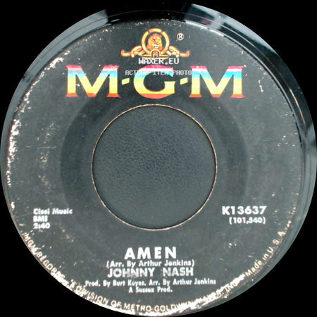 Johnny Nash - Perfumed Flower / Amen side B