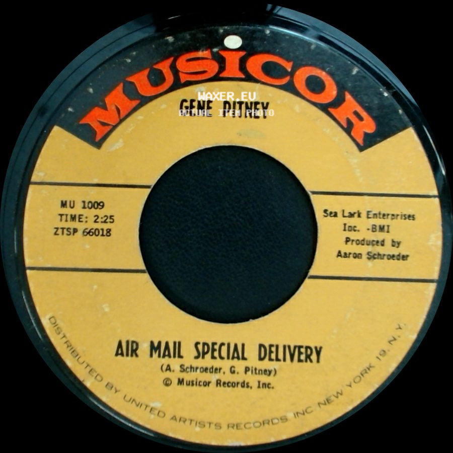 Gene Pitney - Town Without Pity / Air Mail Special Delivery side B