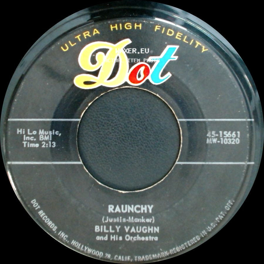 Billy Vaughn And His Orchestra - Sail Along Silvery Moon / Raunchy side B