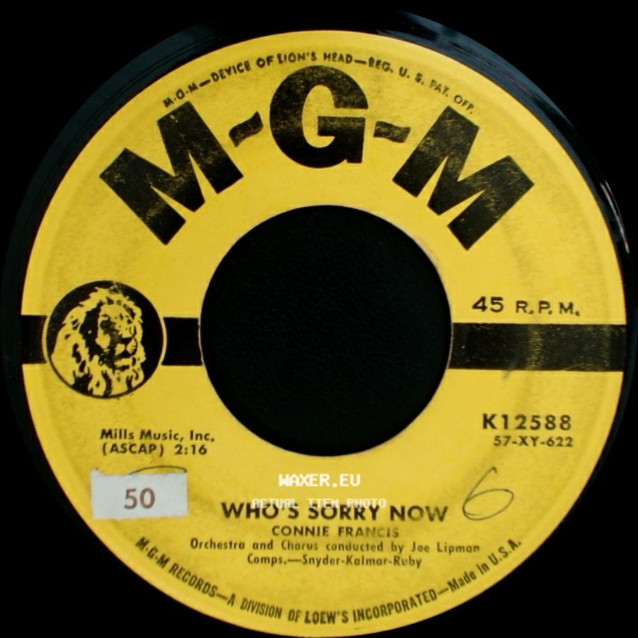 Connie Francis - Who's Sorry Now / You Were Only Fooling (While I Was Falling In Love) side A