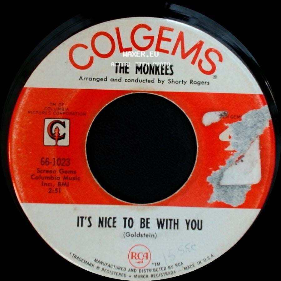 The Monkees - D. W. Washburn / It's Nice To Be With You side B