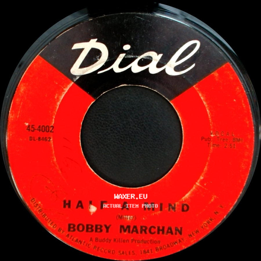 Bobby Marchan - Half A Mind / Get Down With It side A