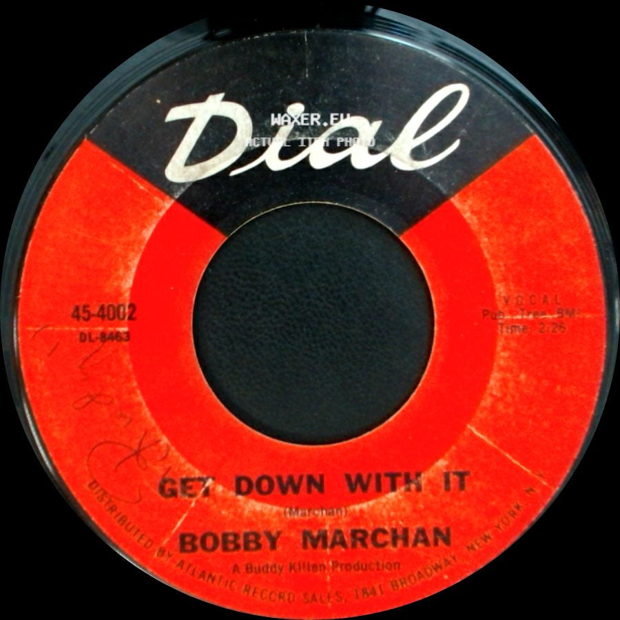 Bobby Marchan - Half A Mind / Get Down With It side B