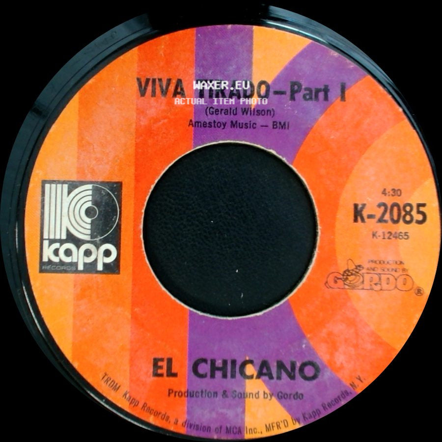 El Chicano - Viva Tirado - Part Ii / Viva Tirado - Part I side B