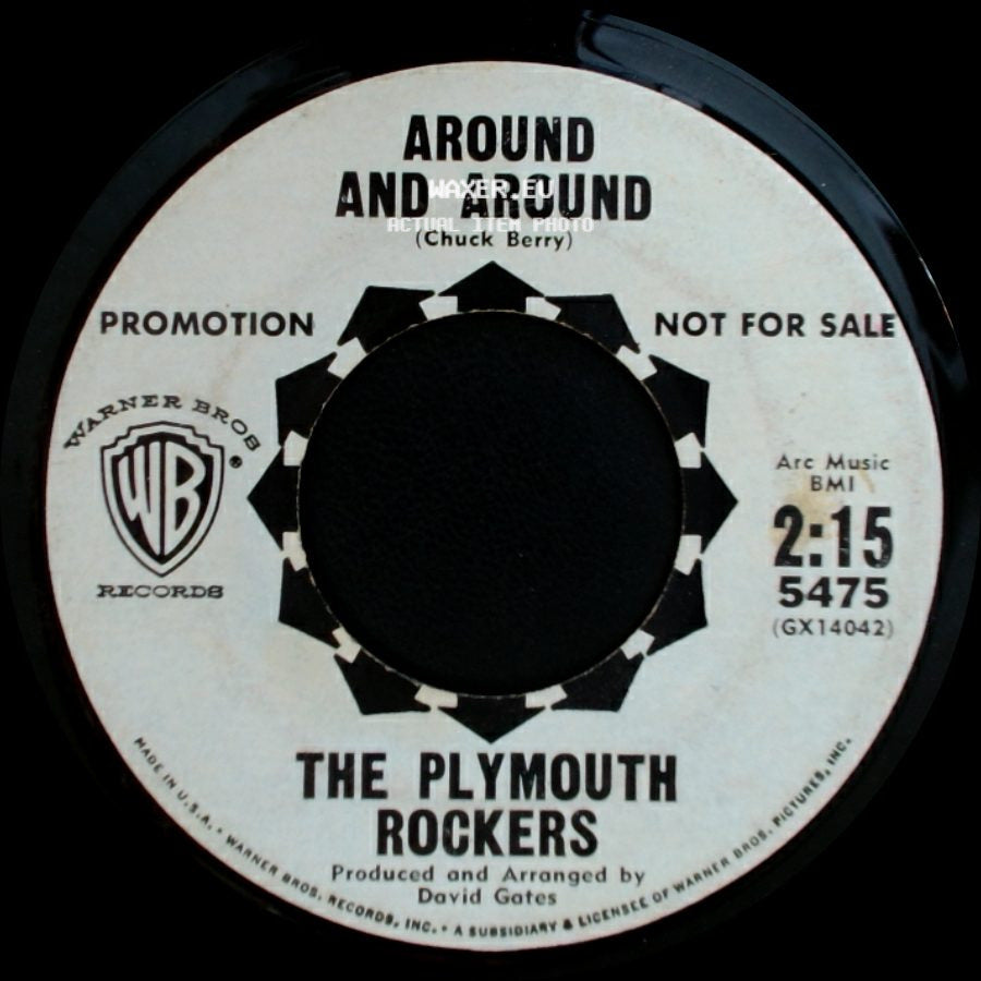 The Plymouth Rockers - Brown-Eyed Handsome Man / Around And Around side B