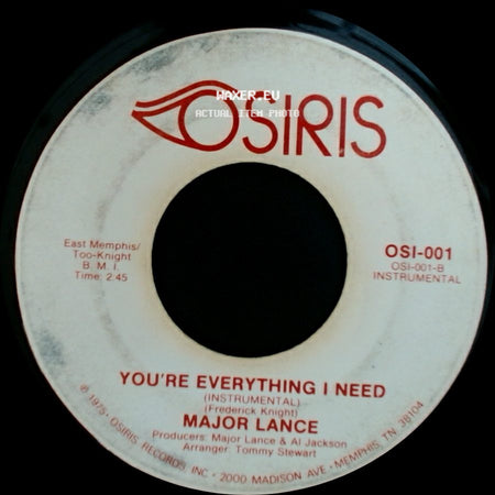 Major Lance - You're Everything I Need / You're Everything I Need side A