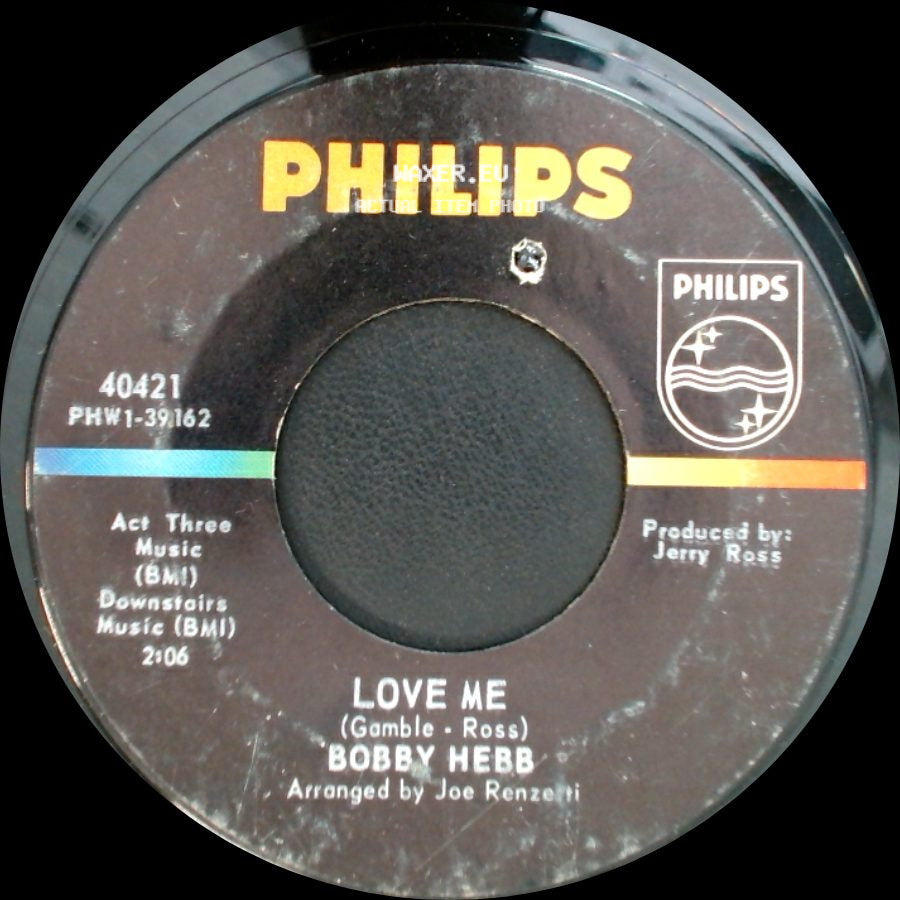 Bobby Hebb - Love Me / Crazy Baby side A