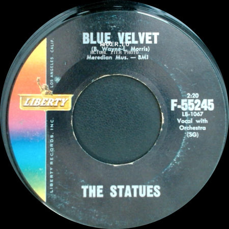 The Statues - Keep The Hall Light Burning / Blue Velvet side B