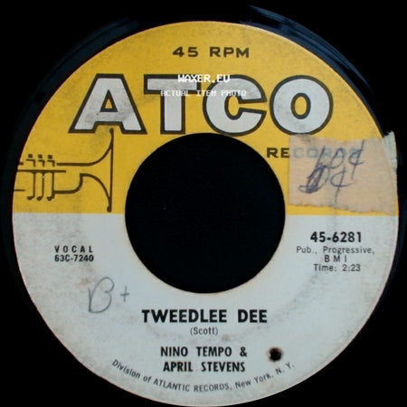Nino Tempo & April Stevens - Tweedlee Dee / Whispering side A