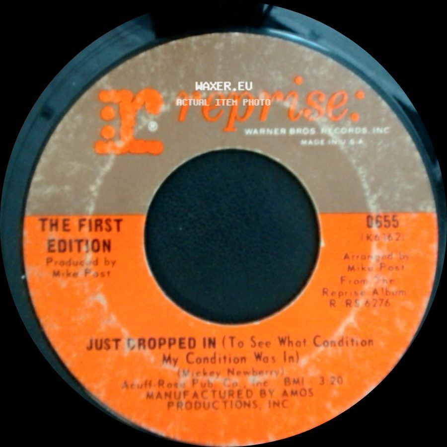 The First Edition - Just Dropped In (To See What Condition My Condition Was In) / Shadow In The Corner Of Your Mind side A