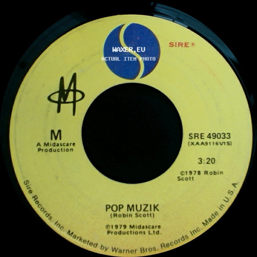 M Factor - Unknown Title A / Pop Muzik side B