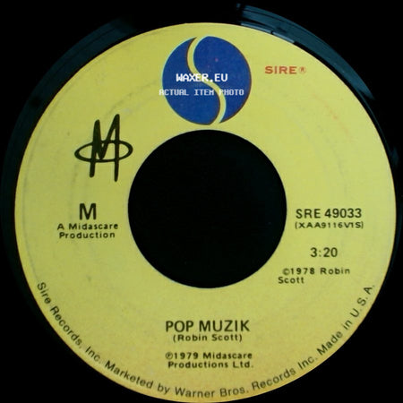 M Factor - Unknown Title A / Pop Muzik side B