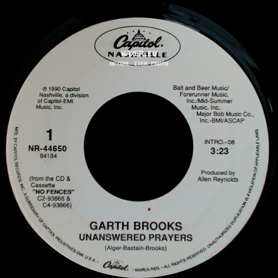 Garth Brooks - Alabama Clay / Unanswered Prayers side B