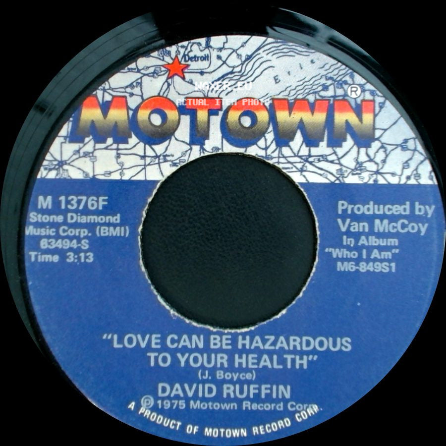 David Ruffin - Walk Away From Love / Love Can Be Hazardous To Your Health side B