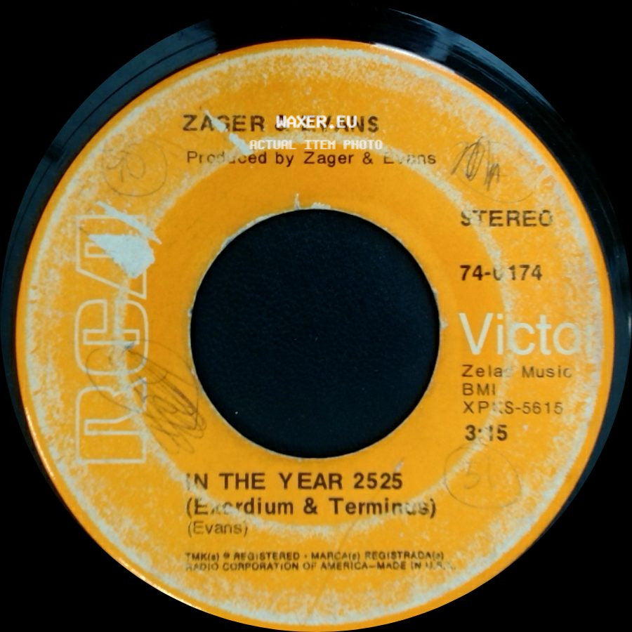 Zager & Evans - In The Year 2525 (Exordium & Terminus) / Little Kids side A