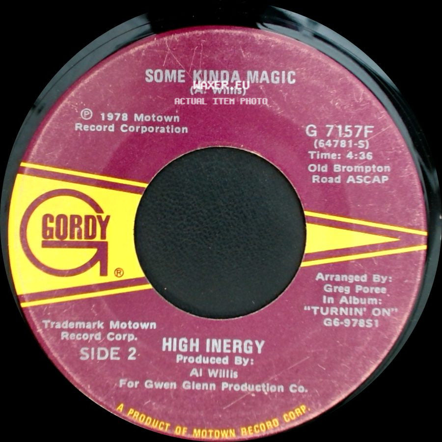 High Inergy - Love Is All You Need / High Inergy side B