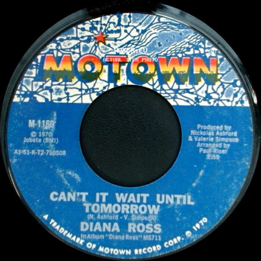 Diana Ross - Can't It Wait Until Tomorrow / Ain't No Mountain High Enough side A