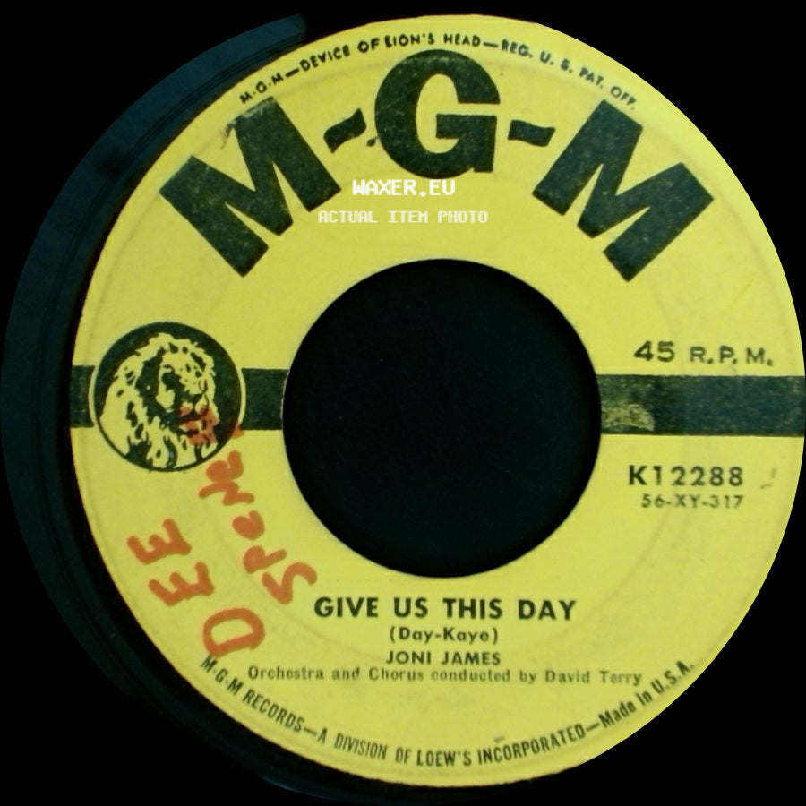 Joni James - Give Us This Day / How Lucky You Are side A