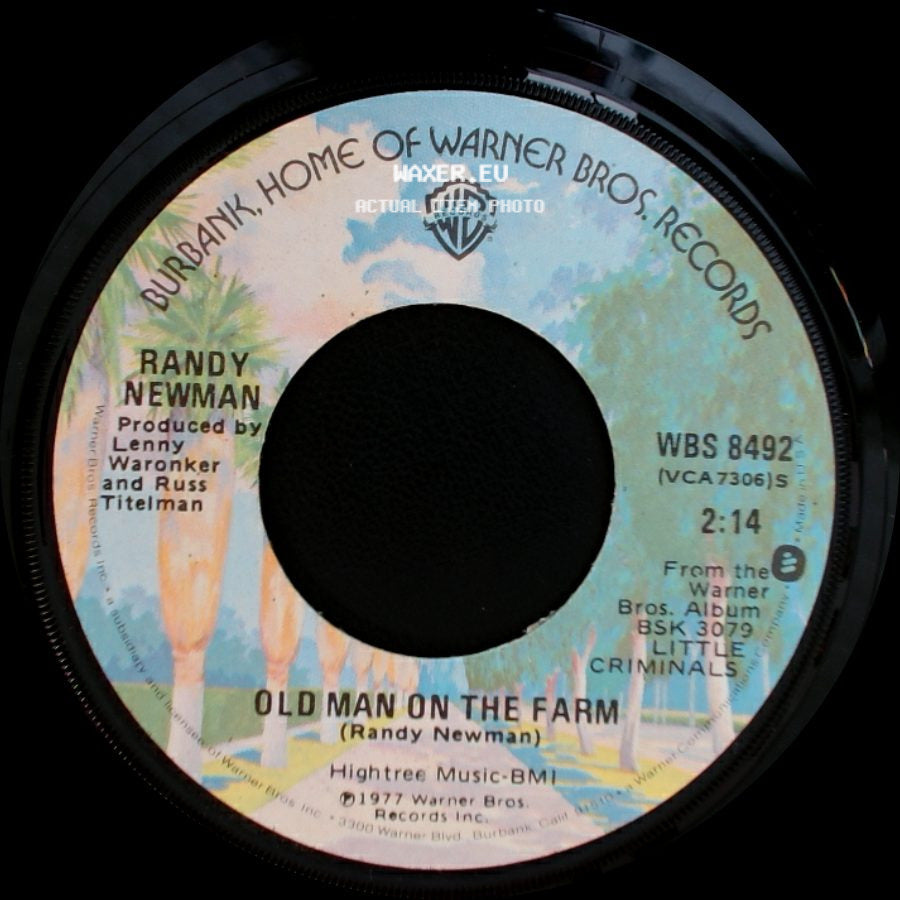 Randy Newman - Old Man On The Farm / Short People side A