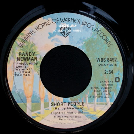 Randy Newman - Old Man On The Farm / Short People side B