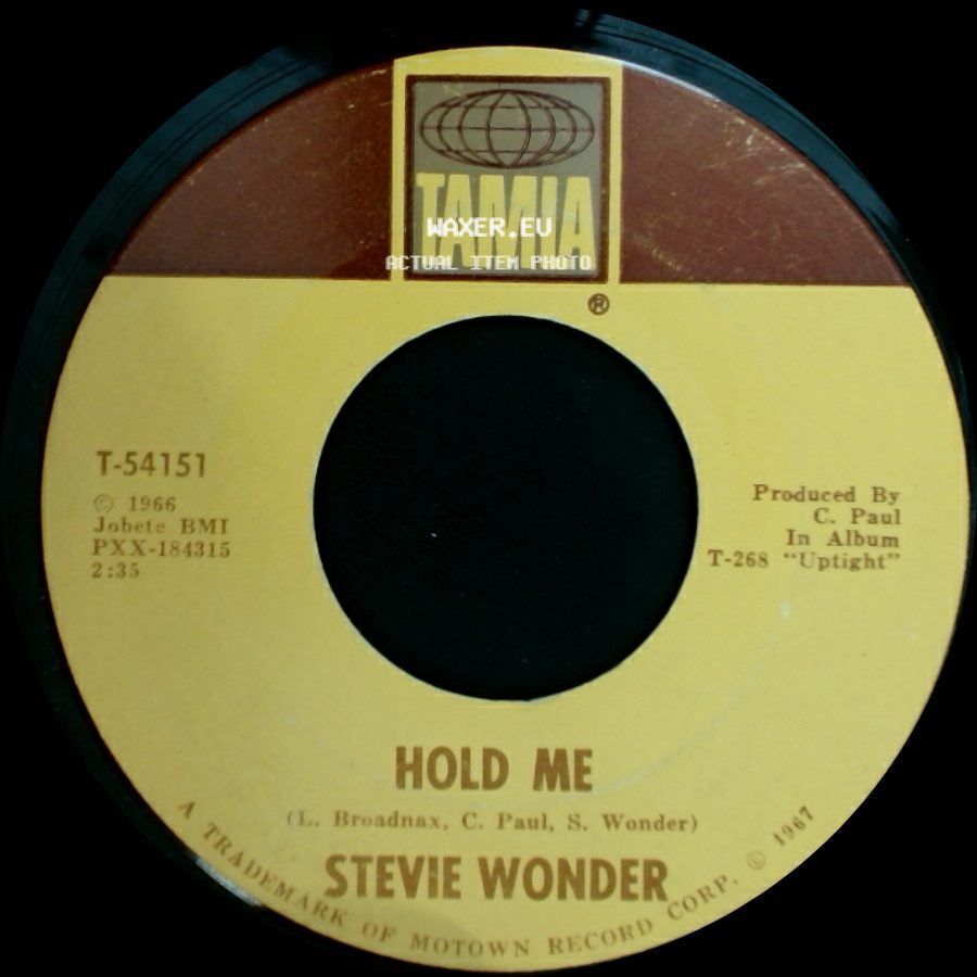 Stevie Wonder - Hold Me / I Was Made To Love Her side A