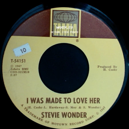 Stevie Wonder - Hold Me / I Was Made To Love Her side B