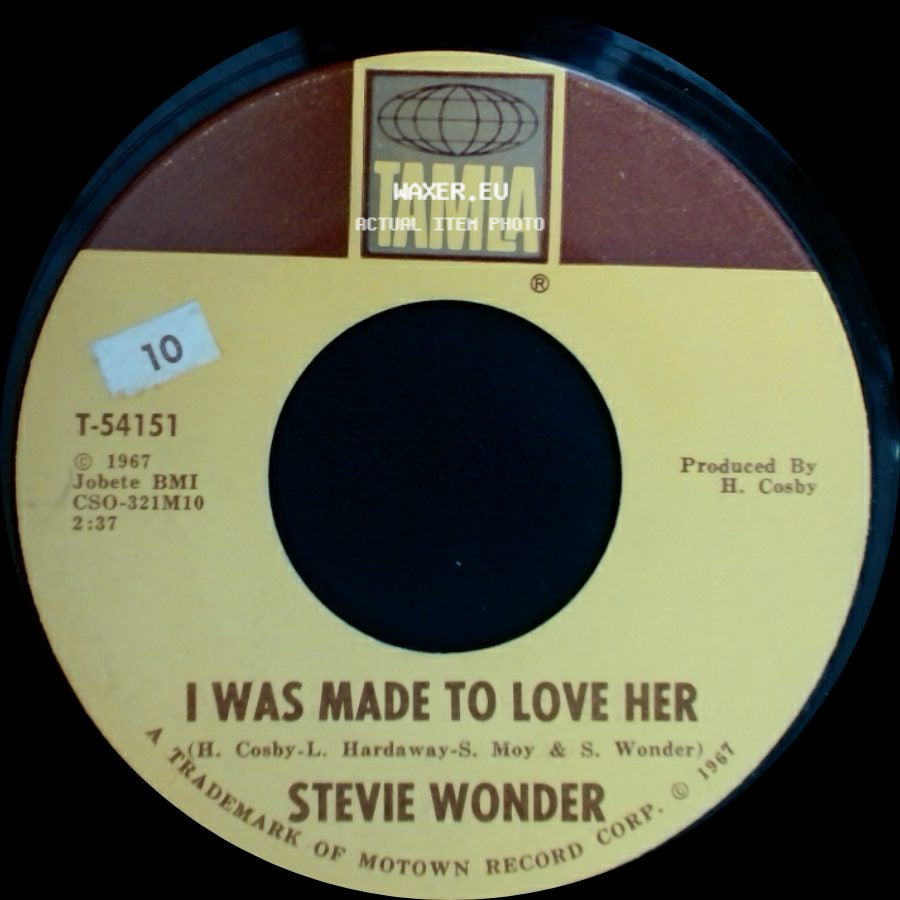 Stevie Wonder - Hold Me / I Was Made To Love Her side B